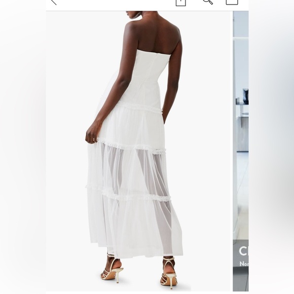 French Connection Whisper Strappy Toole Dress size 6 - Picture 2 of 5